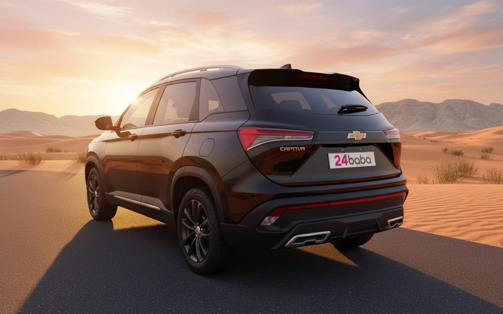 Chevrolet Captiva 2025 Black rear view showing taillights