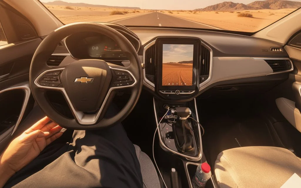 Chevrolet Captiva 2024 interior view showing trim