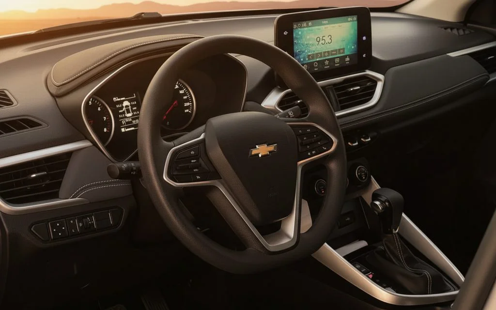 Chevrolet Captiva 2023 interior view showing trim
