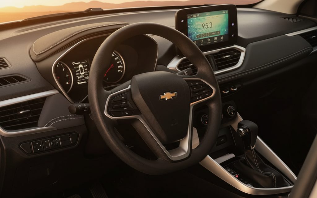 Chevrolet Captiva 2023 interior view showing trim