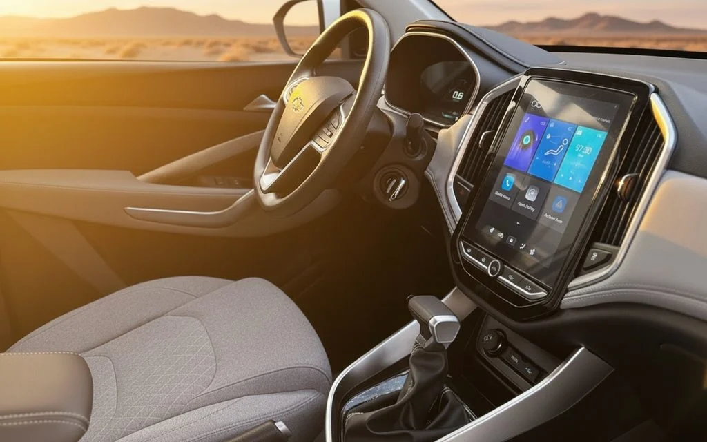 Chevrolet Captiva 2025 dashboard and infotainment