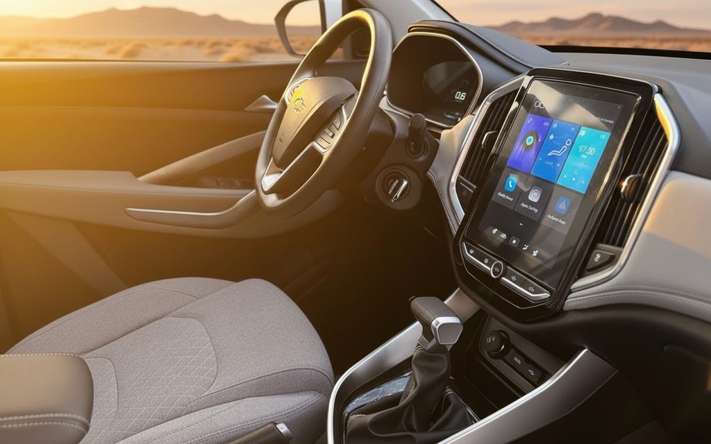 Chevrolet Captiva 2025 dashboard and infotainment