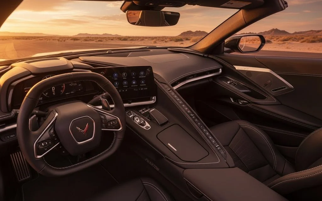 Chevrolet Corvette 2023 dashboard and infotainment