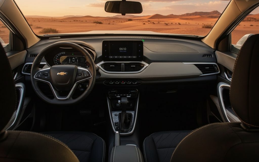 Chevrolet Groove 2024 interior view showing trim