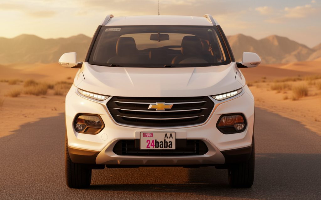 Chevrolet Groove 2024 White front view with headlights