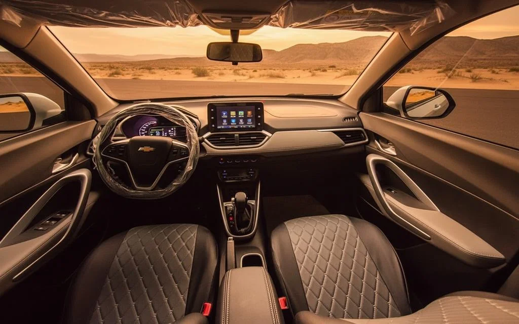 Chevrolet Groove 2025 interior view showing trim