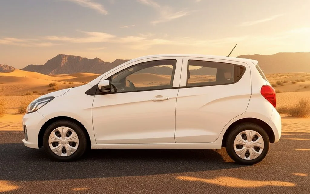 Chevrolet Spark 2020 White side profile
