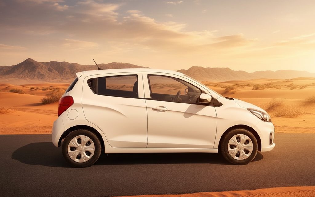Chevrolet Spark 2025 White side profile