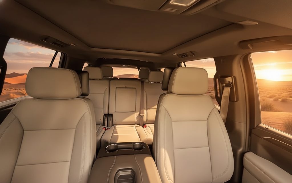 Chevrolet Tahoe 2022 leather seats and cabin