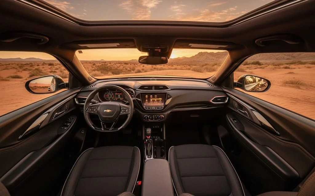 Chevrolet Trailblazer 2021 interior view showing trim