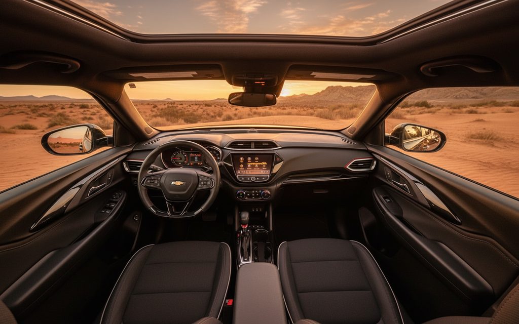 Chevrolet Trailblazer 2021 interior view showing trim