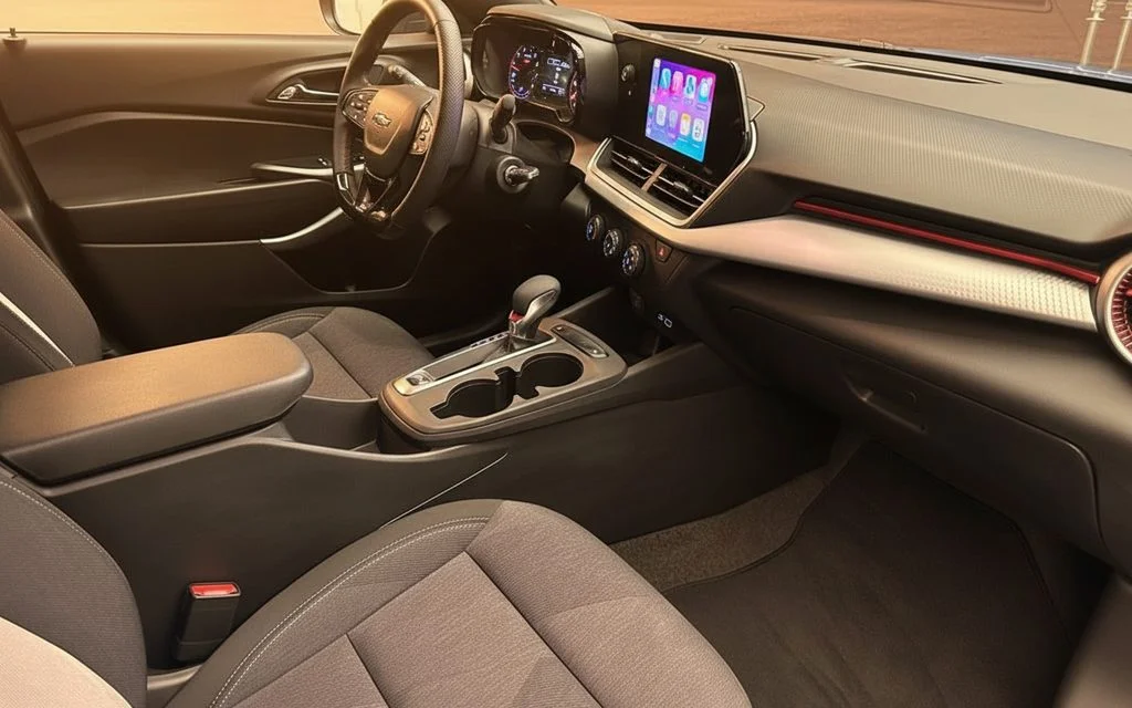 Chevrolet Trax 2024 interior view showing trim