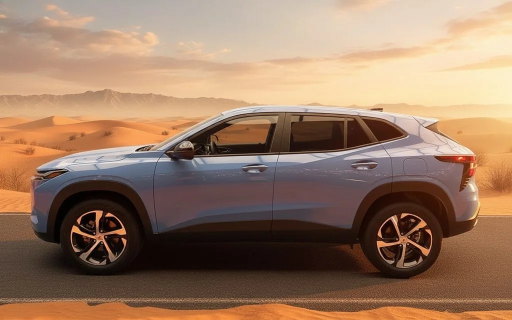 Chevrolet Trax 2024 Blue side profile