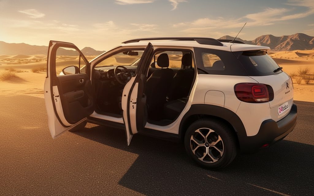 Citroen C3 2022 White side profile