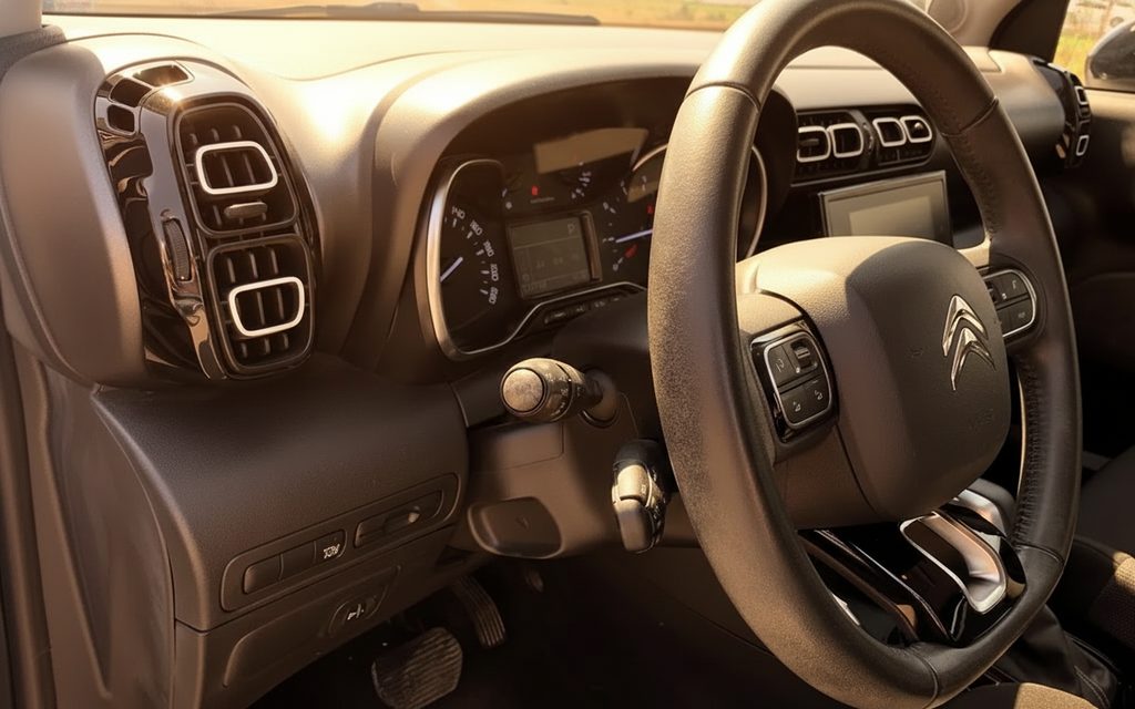 Citroen C3 2022 interior view showing trim