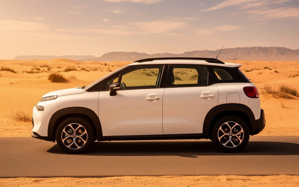 Citroen C3 2022 White side profile