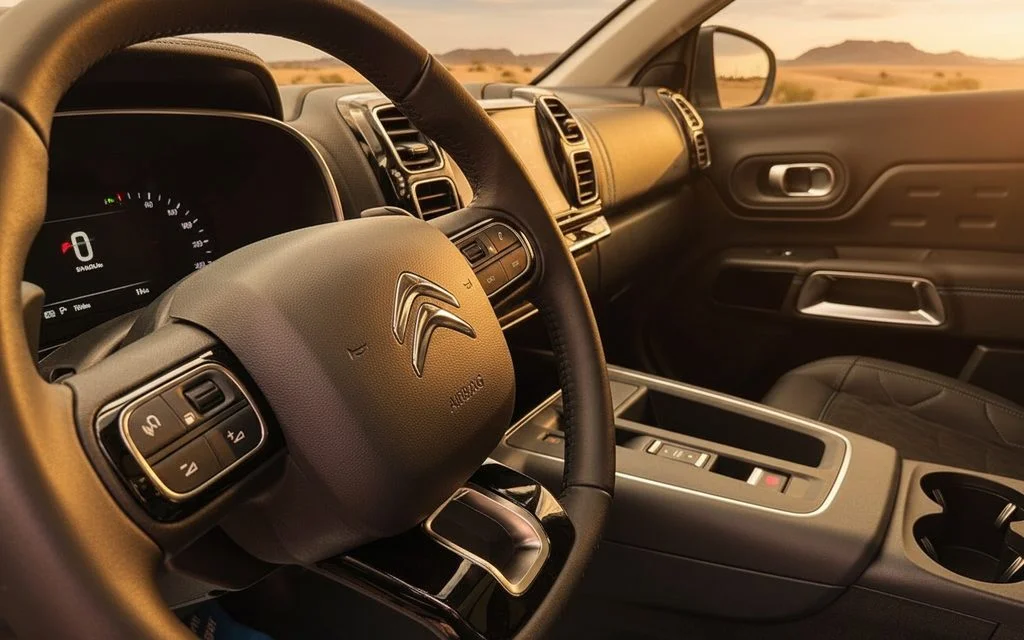 Citroen C5 2023 interior view showing trim