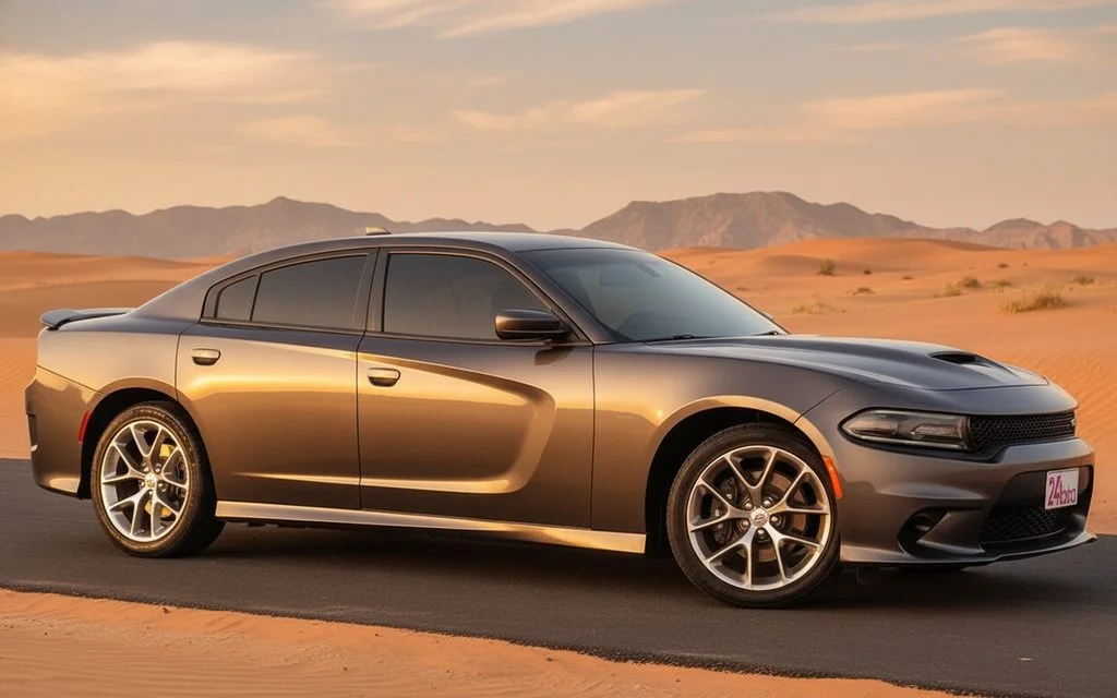 Dodge Charger 2021 Dark Gray side profile