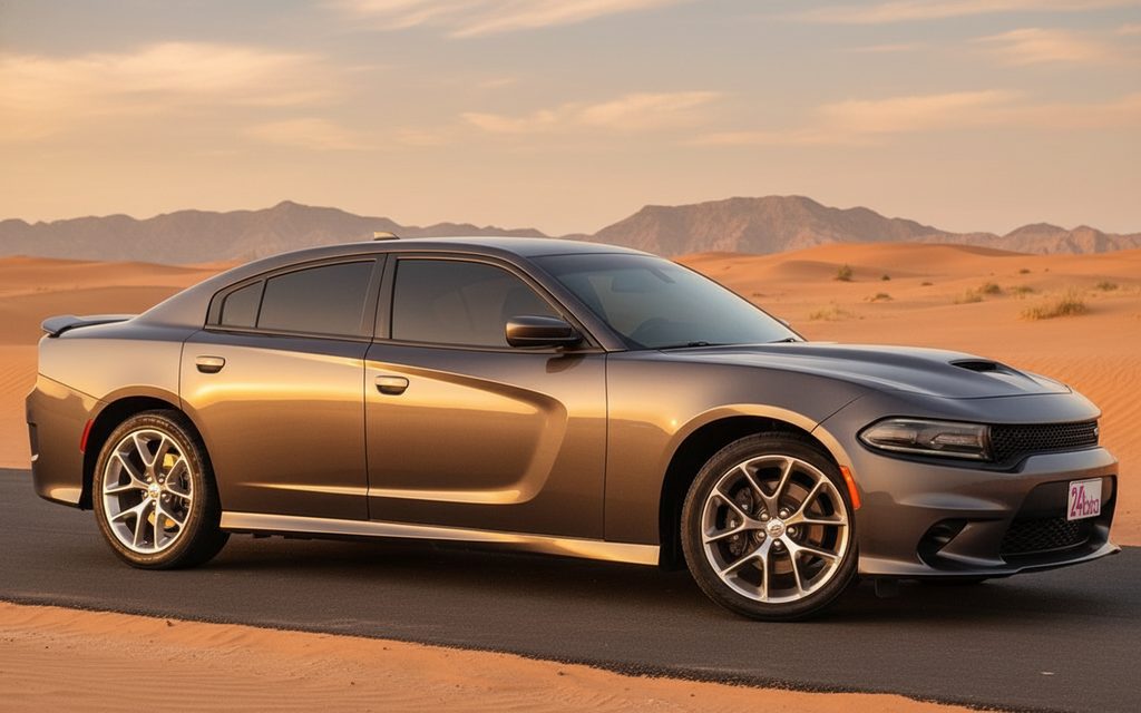 Dodge Charger 2021 Dark Gray side profile