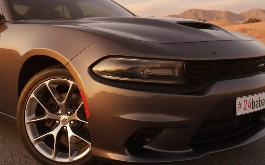 Dodge Charger 2021 alloy wheel close up