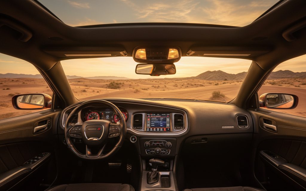 Dodge Charger 2020 interior view showing trim