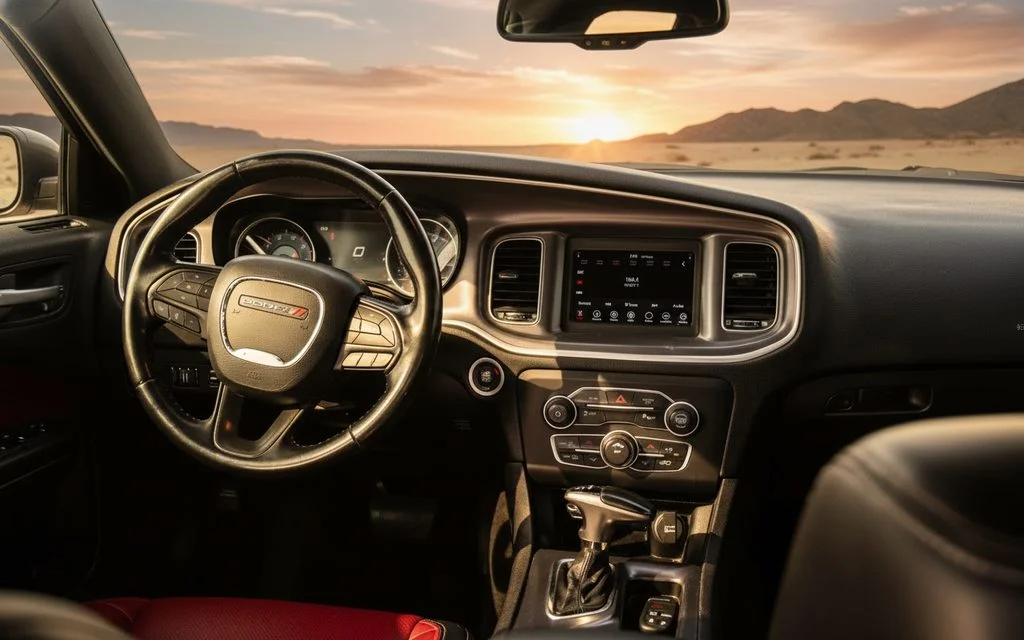 Dodge Charger 2025 interior view showing trim