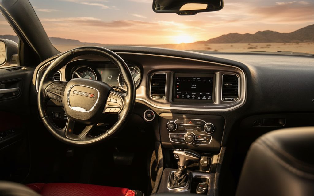 Dodge Charger 2025 interior view showing trim