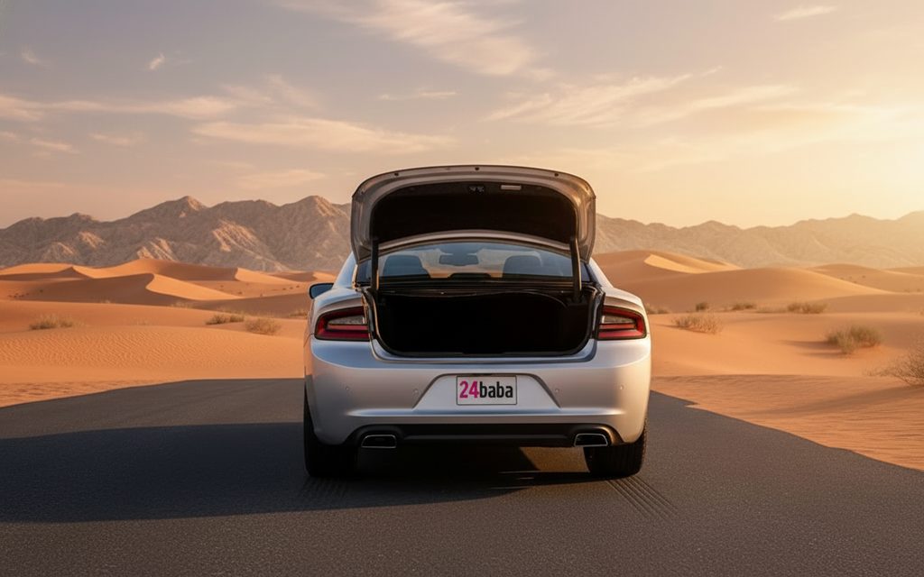 Dodge Charger 2025 Silver rear view showing taillights