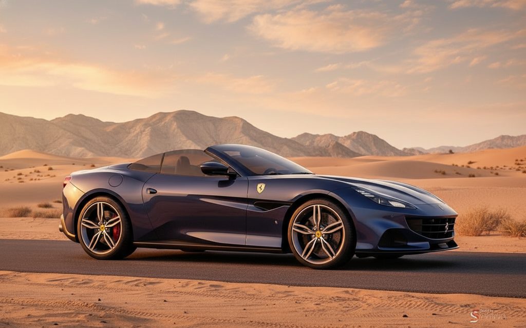 Ferrari Portofino 2022 Blue side profile