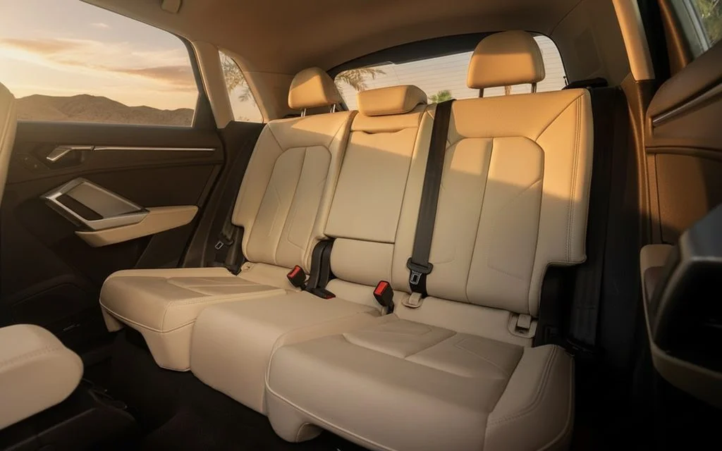 Audi Q3 2024 leather seats and cabin