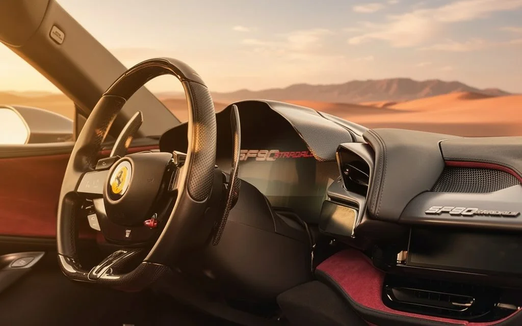 Ferrari Sf 90 2021 dashboard and infotainment