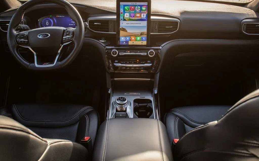 Ford Explorer 2021 dashboard and infotainment