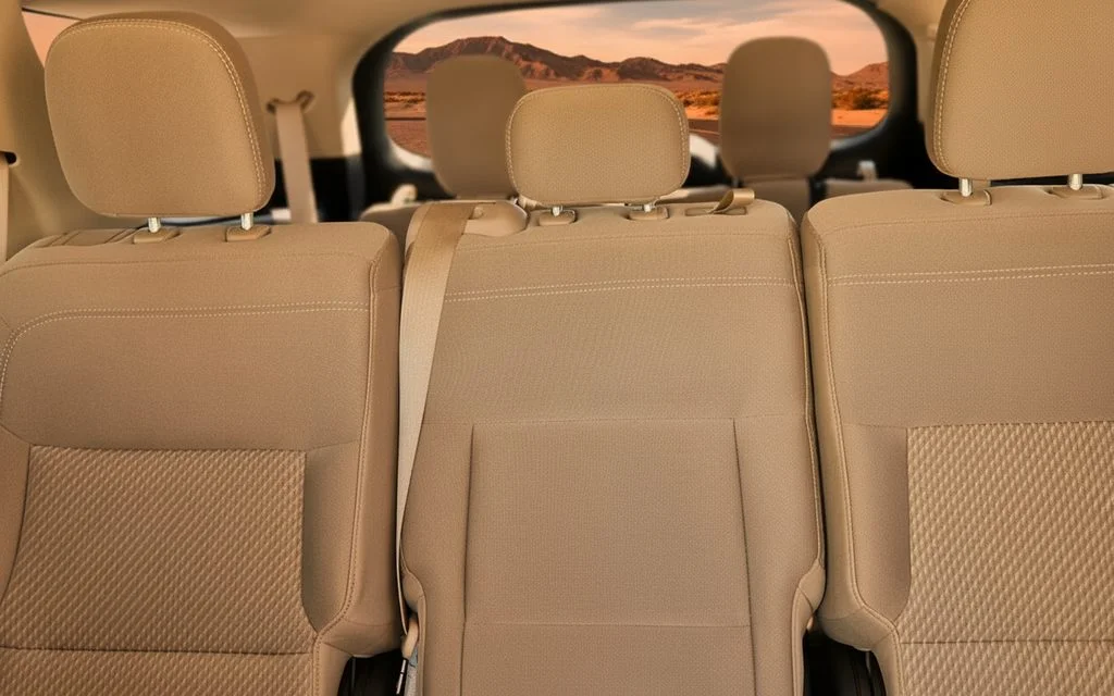 Ford Explorer 2021 leather seats and cabin