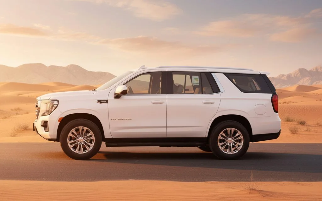 Gmc Yukon 2021 White side profile