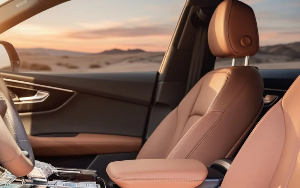 Audi Q8 2024 leather seats and cabin