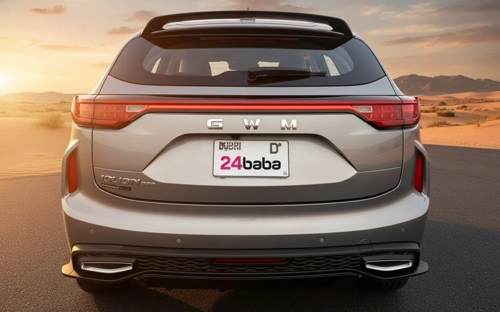 Haval Jolion 2025 Grey rear view showing taillights