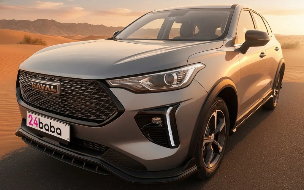 Haval Jolion 2025 Grey front view with headlights