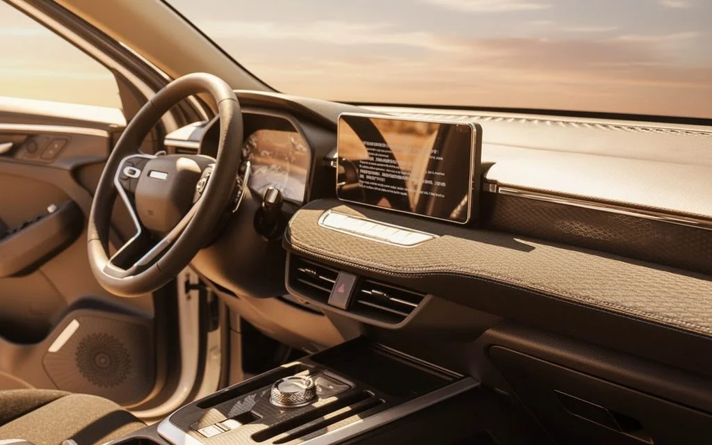 Haval Jolion 2024 dashboard and infotainment