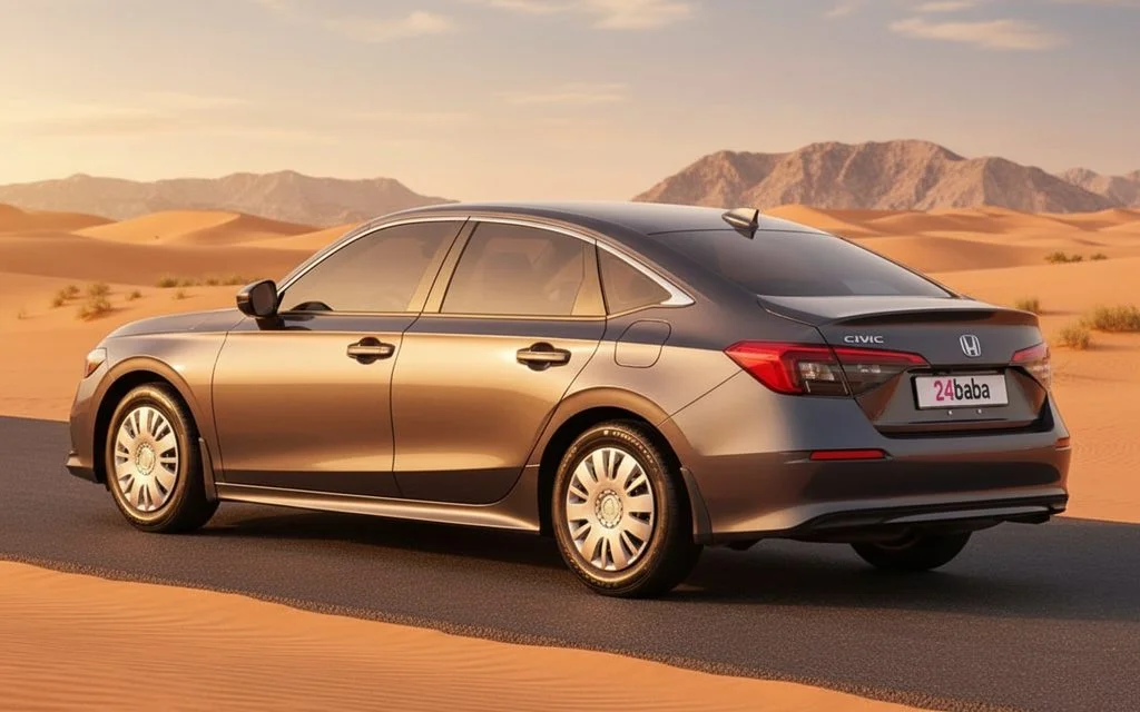 Honda Civic 2024 Grey side profile