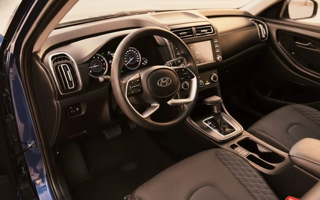 Hyundai Creta 2023 interior view showing trim
