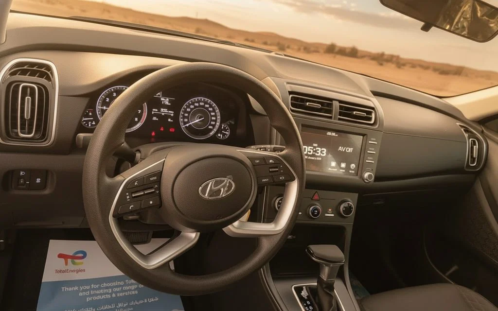Hyundai Creta 2024 interior view showing trim