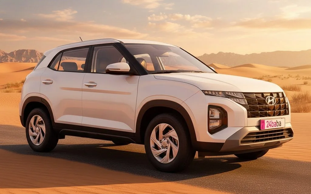 Hyundai Creta 2023 White side profile