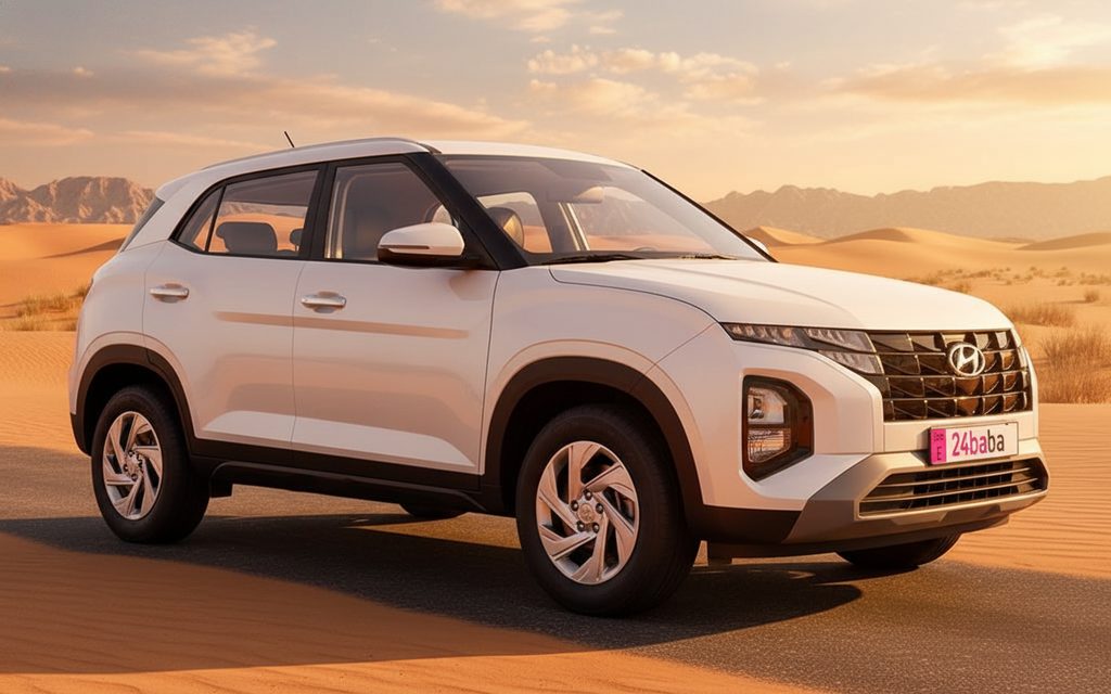 Hyundai Creta 2023 White side profile