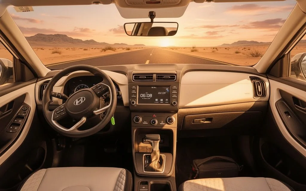 Hyundai Creta 2023 dashboard and infotainment