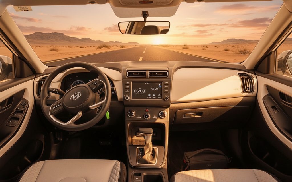 Hyundai Creta 2023 dashboard and infotainment