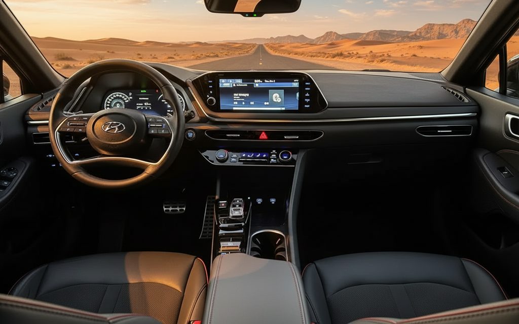 Hyundai Sonata 2020 dashboard and infotainment