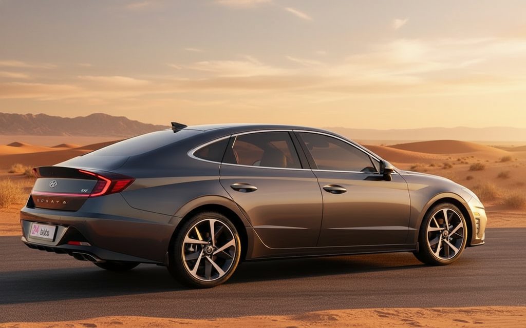 Hyundai Sonata 2022 Grey side profile