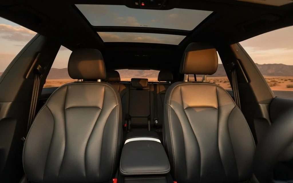 Audi Q8 2021 leather seats and cabin