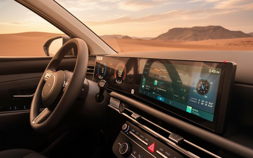 Hyundai Tucson 2025 interior view showing trim