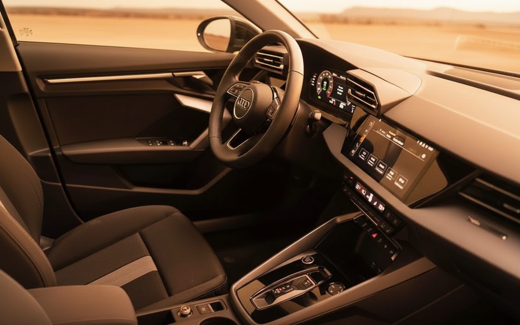 Audi A3 2025 interior view showing trim
